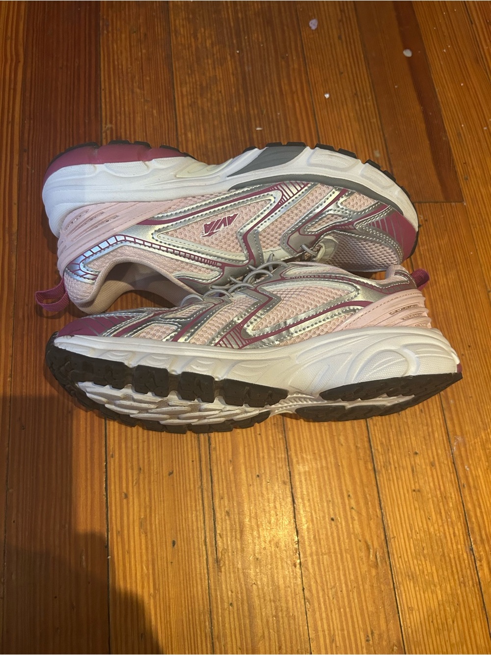 Avia Light Pink Athletic Walking Sneakers - Women